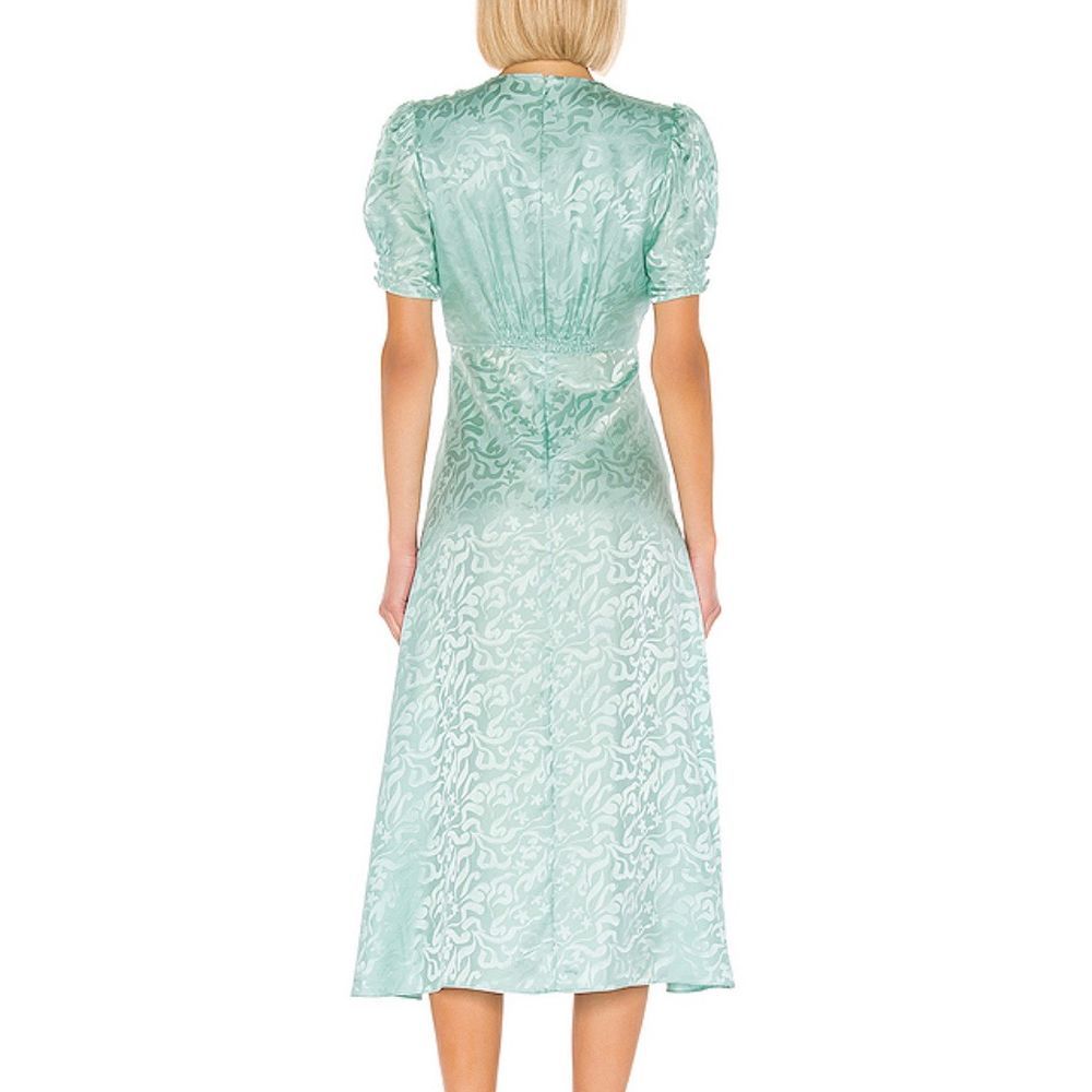 SOLD Saloni Lea Dress in Clearwater Size 4 - Picture 3 of 8